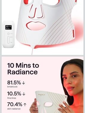 WavyTalk red light therapy Mask